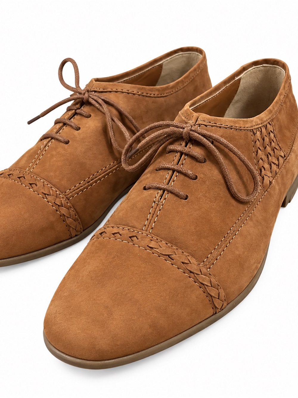 Vittorio Virgilli Made in Italy Nubuck Leather Oxford EU 40.5 NEW